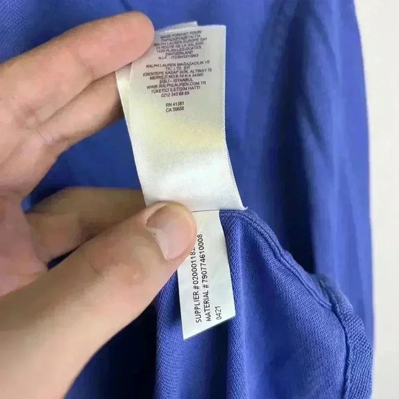 Ralph Lauren Purple Lable Longsleeve Blue Button-Up Shirt - Picture 6 of 6